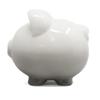 Child to Cherish Ombre Ceramic Piggy Bank, Gray view 4
