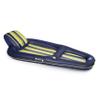 Aqua Luxury Pool Float Lounge  Extra Large  Heavy Duty, Inflatable Pool Floats for Adults with Headrest, Backrest, Footrest & Cupholder  Navy/Green/White Stripe view 1