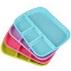 24 pc Kids Dinner Set by Mainstays, BPA free, Microwave/dishwasher safe, toddler snack/meals, mixed colors view 2