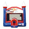 TentandTable Inflatable Bounce House for Kids 5-12 Large, Commercial Grade Bouncy Castle for Adults, Jump House, Includes Electric Air Blower, 14' L x 13' W x 15' H, Patriotic Red White and Blue view 1