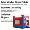 TentandTable Inflatable Bounce House for Kids 5-12 Large, Commercial Grade Bouncy Castle for Adults, Jump House, Includes Electric Air Blower, 14' L x 13' W x 15' H, Patriotic Red White and Blue view 3