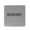 ADA CENTRAL SIGNS - 6" X6" Baby Nursery Sign - ADA Compliant Tactile Graphics Grade 2 Braille Text Acrylic Wall Sign| Mothers Room Child Care Baby Changing Area Signs for Hospital, Clinic, & Apartment view 1