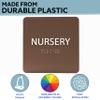ADA CENTRAL SIGNS - 6" X6" Baby Nursery Sign - ADA Compliant Tactile Graphics Grade 2 Braille Text Acrylic Wall Sign| Mothers Room Child Care Baby Changing Area Signs for Hospital, Clinic, & Apartment view 2