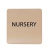 ADA CENTRAL SIGNS - 6" X6" Baby Nursery Sign - ADA Compliant Tactile Graphics Grade 2 Braille Text Acrylic Wall Sign| Mothers Room Child Care Baby Changing Area Signs for Hospital, Clinic, & Apartment view 1