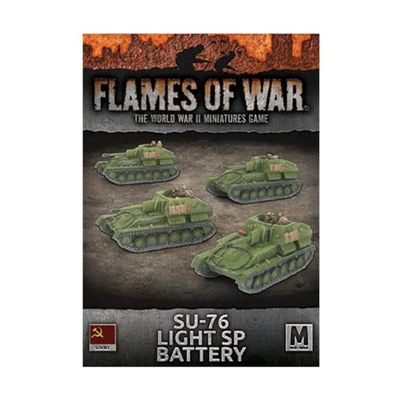 Battlefront Miniatures SU-76 Light SP Battery SW
