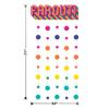 amscan Good Vibes Multicolor Door Curtain - 77" x39 (1 Pack) - Durable Cardboard & Paper Material - Vibrant & Eye-catching Decor - Perfect for Parties, Themed Events & Room Decor view 2