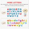 Gamenote Classroom Magnetic Alphabet Letters Kit 238 Pcs with Double - Side Magnet Board - Foam Alphabet Letters for Preschool Kids Toddler Spelling and Learning Colorful ABC Education Fridge Magnets view 2