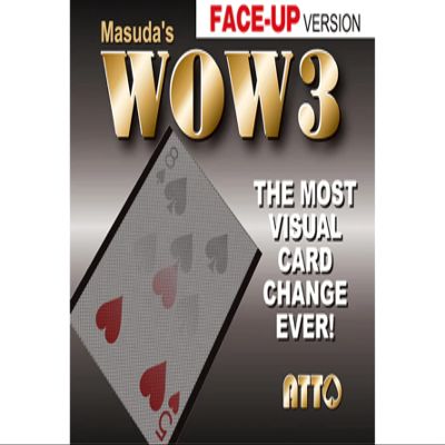 Wow 3 Face-Up (Gimmick and Online Instructions) by Katsuya Masuda - Trick