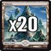20 Wastes #184 Oath of Gatewatch - MTG Full Art Land Lot view 1