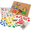 Constructive Playthings Hammer and Nail Pattern Puzzle with Cork Board, Multicolor view 1