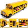 ArtCreativity Yellow School Bus Toy for Kids - 8.5 Inch Pull Back Car with Cool Opening Doors and Rubber Tires - Durable Diecast School Bus - Best Birthday Gift for Boys and Girls view 3