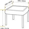 4-Legs Automatic Mahjong Table with Wheels and 4 Drawers Chinese Style Filipino Style Comes 2 Sets of 44mm Large Tiles and 1 Table Dust Cloth view 4