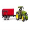Bruder 09820 John Deere 6920 with Tipping Trailer view 2