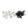 10x Aluminum Metal 25T Servo Arm Round Type Disc Matal Horns for Towrer Pro MG995 MG996 Futaba ACE Robot view 1