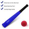 Aoneky Min Foam Baseball Bat and Ball for Toddler - Indoor Soft Super Safe T Ball Bat Toys Set for Kids Age 3 Years Old, Best Gift for Children, 16.5 inch view 2