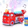 ArtCreativity Fire Truck Toy Bubble Machine for Kids, Bubble Blower Toy Truck for Toddlers with Lights, Siren Effects, Bubble Solution & Funnel, Kids Toys, Gift for Boys and Girls 3-5+ Years Old view 1