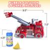 ArtCreativity Fire Truck Toy Bubble Machine for Kids, Bubble Blower Toy Truck for Toddlers with Lights, Siren Effects, Bubble Solution & Funnel, Kids Toys, Gift for Boys and Girls 3-5+ Years Old view 3