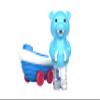 Educational Insights Zoomigos Hippo with Rowboat Zoomer - Toddler Toy view 1