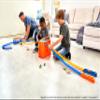 Hot Wheels Toy Car Track Builder Playset, Deluxe Stunt Box with 25 Component Parts & 1:64 Scale Vehicle (Amazon Exclusive) view 2