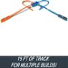 Hot Wheels Toy Car Track Builder Playset, Deluxe Stunt Box with 25 Component Parts & 1:64 Scale Vehicle (Amazon Exclusive) view 3