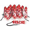 Fun Express Valentine Mini Flashlights On A Rope (Set of 12) Giveaways and Party Supplies view 1