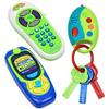 Click N' Play Pretend Play Cell Phone TV Remote & Car Key Accessory Playset for Kids with Lights Music & Sounds (Set of 3) view 2