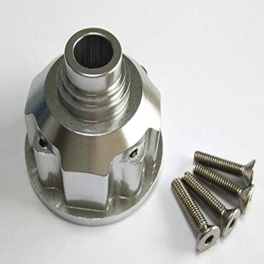 Aluminum Front/Center/Rear Differential Carrier -1PC Silver for Traxxas 1/10 E REVO 2.0 VXL 8681 8681X
