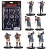 8 Painted Fantasy Zombie Mini Figures- All Unique Designs- 1" Hex-Sized Compatible with DND Dungeons and Dragons & Pathfinder and All RPG Tabletop Games view 1