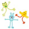 Fun Express Easter Bendable Toys Assortment - Bulk Set of 24 - Easter Basket Filler and Handouts view 1
