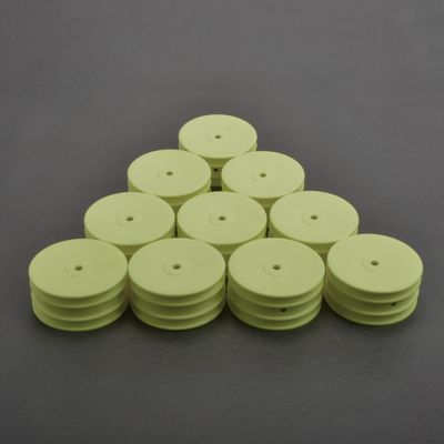 Schumacher Racing U7459 Wheel Front 4WD - Neon Yellow v2 - 5 Pair