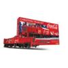 Hornby Hobbies The Coca-Cola Christmas Electric Model Train Set HO Track with Remote Controller & US Power Supply R1233, Red view 1