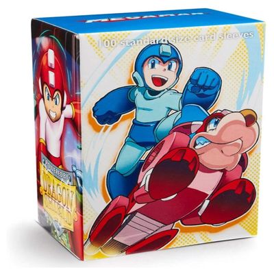 Arcane Tinmen ApS ART16003 Dragon Shield: Art Sleeves Classic-Mega Man & Rush (100), Multicolour