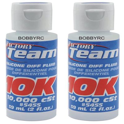 2 Pack Associated ASC5455 5455 2oz Bottle 10000k CS Silicone Diff Oil Fluid Losi SC10 HPI TRAXXAS ARRMA Includes CHICAGOLAND RC Coupon