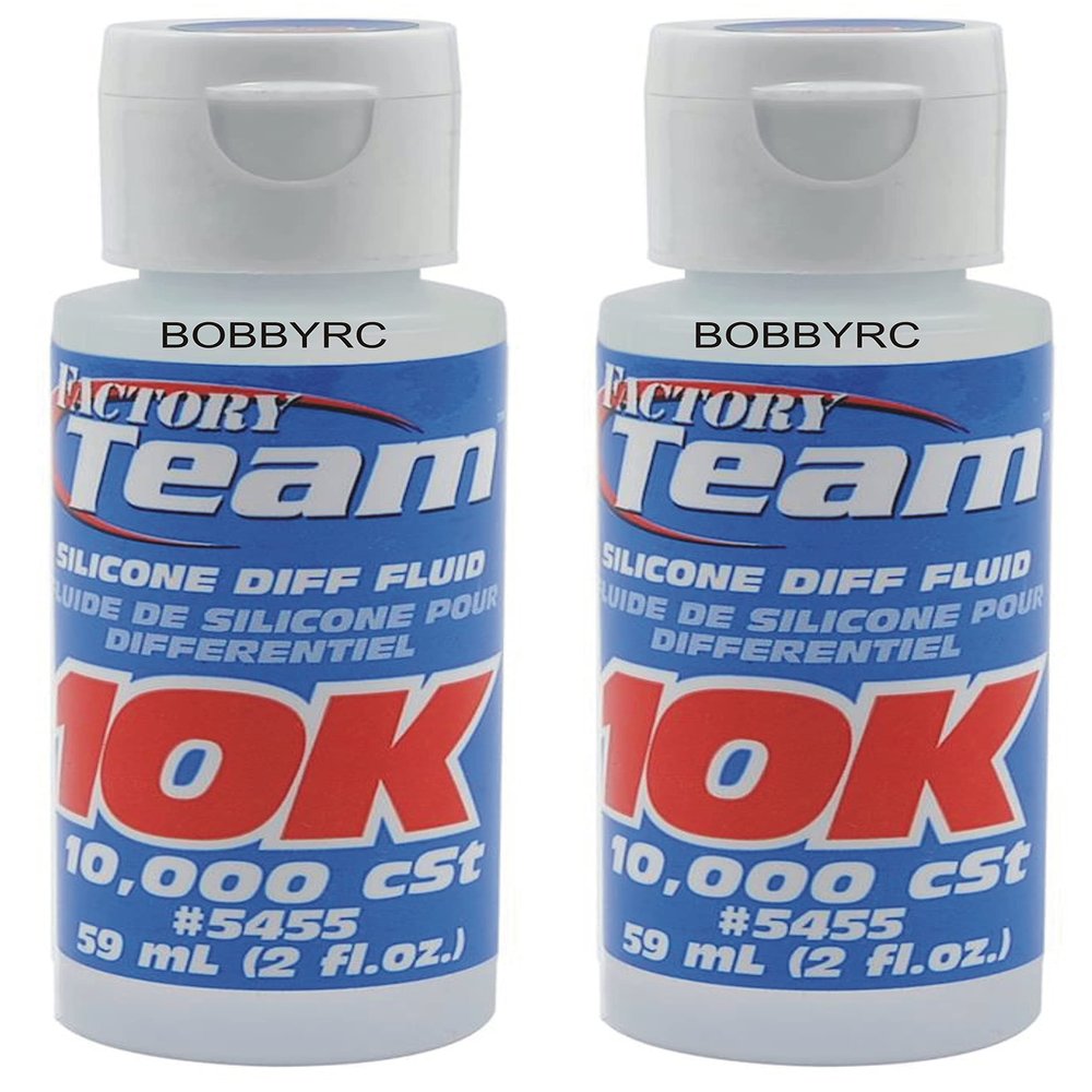 2 Pack Associated ASC5455 5455 2oz Bottle 10000k CS Silicone Diff Oil Fluid Losi SC10 HPI TRAXXAS ARRMA Includes CHICAGOLAND RC Coupon