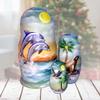 Coastal Dolphins, Seal & Pelican 3-Nest Matreshka Wooden Nesting Dolls Set - 14741 by G.DeBrekht view 2