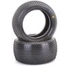 Schumacher Racing U6817 - Mini Pin 1 1/10 Yellow Tires, Rear (2) view 1