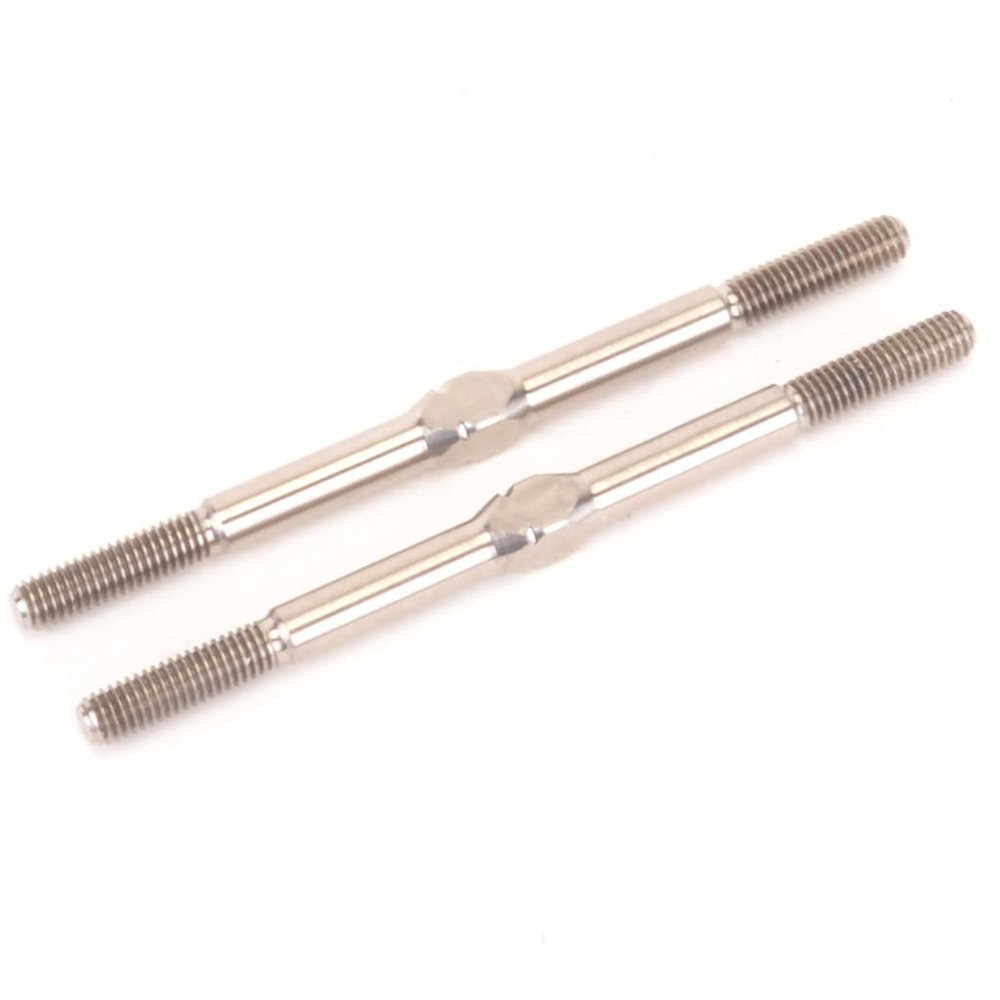 Schumacher Racing U7318 Titanium Turnbuckle - 53mm - Silver - pr
