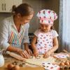 3 Otters Kids Chef Hat and Apron, 11 PCS Chef Costume Sets Pretend Play Kitchen Toys Baking Tools for Toddler view 3