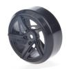 LAFEINA 4PCS 1: 10 RC Drift Wheel Tire Set, Hard Tyres Plastic Wheels Rims for 1/10 HSP Tamiya HPI Kyosho On-Road Drifting RC Car view 4
