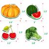 SpriteGru 59 PCS Fruits & Veggies Magnets for Toddlers Kids, Perfect for Preschool Learning view 2