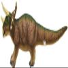 HANSA - Triceratops 28", Brown view 2