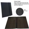 360 Pockets Trading Card Sleeves, Side Loading Pocket Binder, Album Pages Card Collector Coin Holders Wallets Sleeves Set (Black 360) view 2