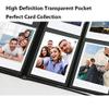 360 Pockets Trading Card Sleeves, Side Loading Pocket Binder, Album Pages Card Collector Coin Holders Wallets Sleeves Set (Black 360) view 4