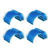 uxcell 4 Pcs Aluminum Electric Engine Motor Heatsink Fins Cooling Blue For RC 540 550 Size Brushed Brushless RC Car Accessories view 1