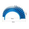 uxcell 4 Pcs Aluminum Electric Engine Motor Heatsink Fins Cooling Blue For RC 540 550 Size Brushed Brushless RC Car Accessories view 2