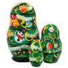 Christmas Tree 3-Nest Doll Russian Matryoshka Wooden Stacking Nested Dolls Wooden Handmade Toys Gift for Children Christmas Mothers Day Birthday Home Decor Wishing Gift 110151 view 1