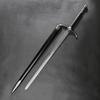 41.25" One Hand Medieval Sword - Dull Blade Carbon Steel With Faux Leather Wrapped Wood Scabbard - Non-Battle Ready for Gifts, Cosplay, & LARP view 3