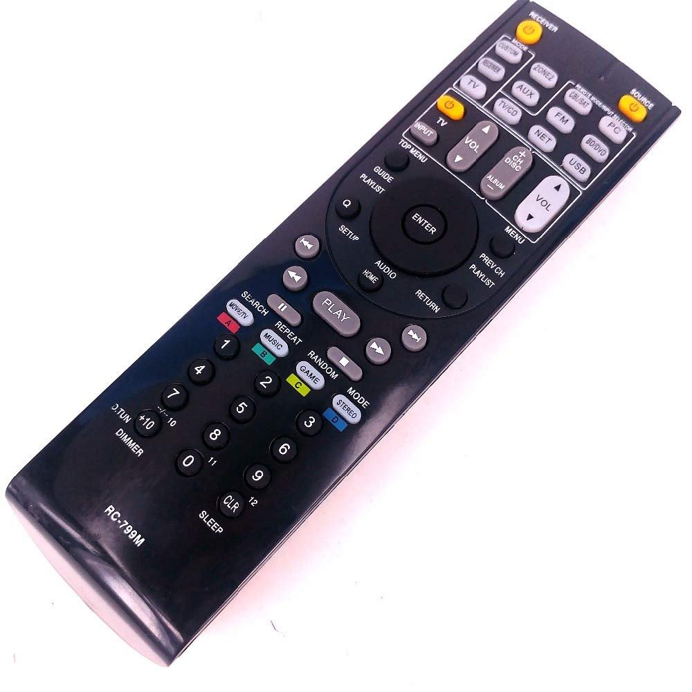 Calvas NEW remote control For ONKYO AV RC-799M RC-737M RC-834M/RC-735M RC-765M TX-NR414 TX-NR515 TX-NR717 TX-SR507S TX-SR507