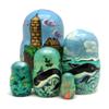 Lighthouses Large 5-Nest Doll Russian Matryoshka Wooden Stacking Nested Dolls Wooden Handmade Toys Gift for Children Christmas Mothers Day Birthday Home Decor Wishing Gift 1300810 view 1