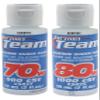 2 PACK TEAM ASSOCIATED 70 + 80 WEIGHT SILICONE SHOCK OIL FLUID 5437 5425 losi HPI INCLUDES CHICAGOLAND RC COUPON view 1